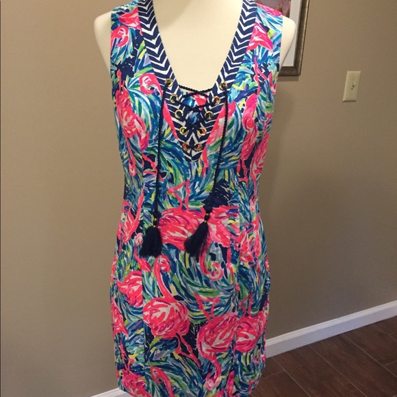 Lilly Pulitzer Dresses & Skirts - Lilly Pulitzer Carrey Shift dress, Flamenco Beach